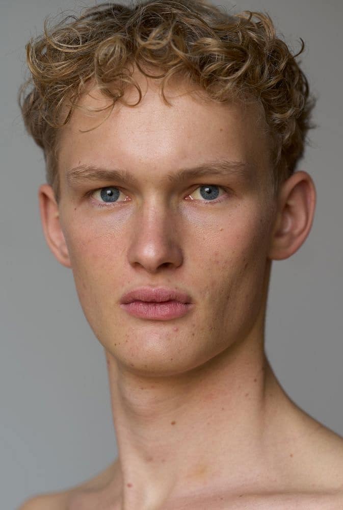 Male model August based in Copenhagen available for bookings at KKH Management