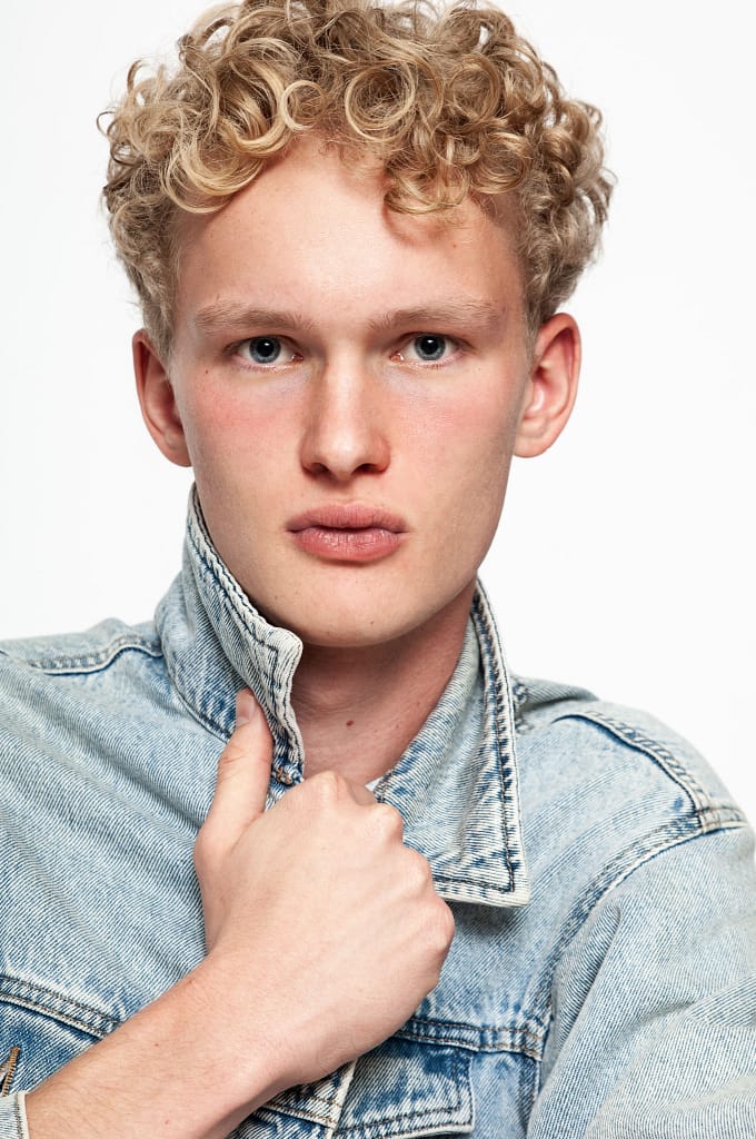 Male model August based in Copenhagen available for bookings at KKH Management