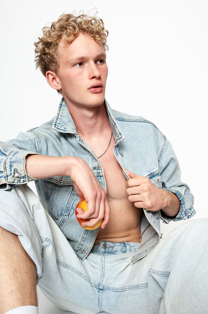 Male model August based in Copenhagen available for bookings at KKH Management