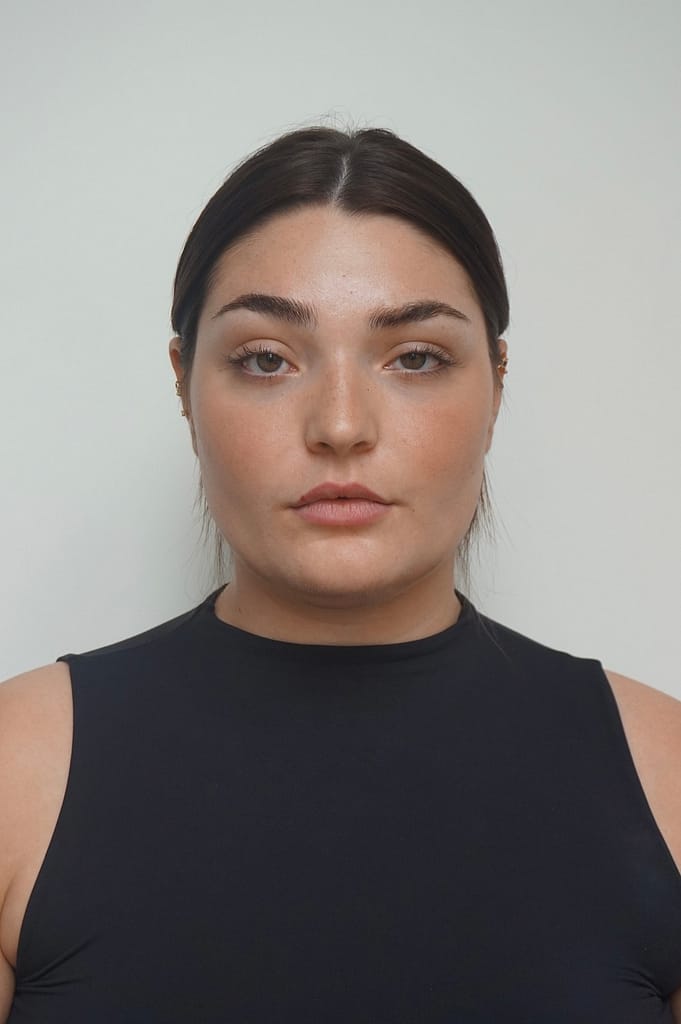 Curvy female model Elena based between Amsterdam and New York City available for bookings at KKH Management