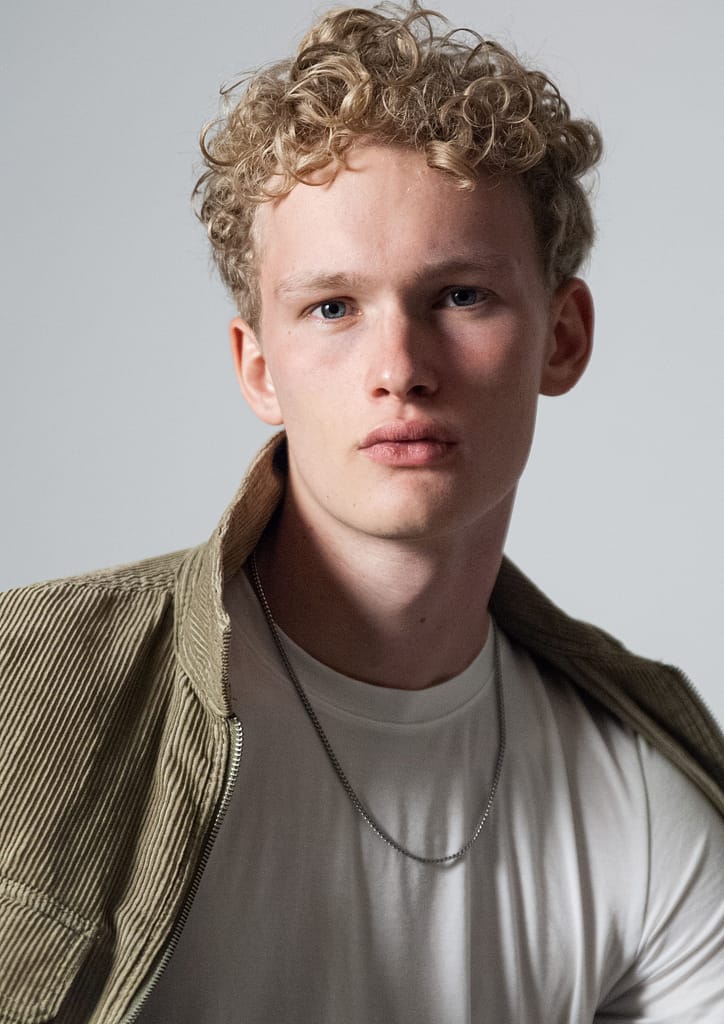 Male model August based in Copenhagen available for bookings at KKH Management