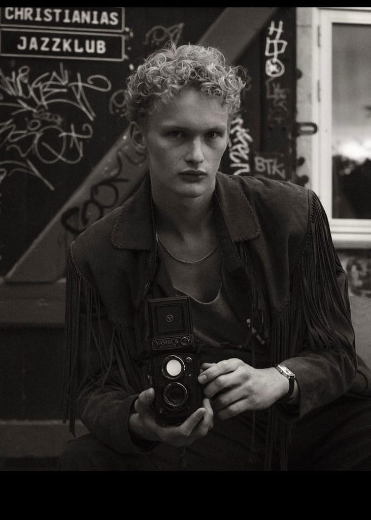 Male model August based in Copenhagen available for bookings at KKH Management